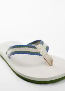 Chanclas Flipflop Beige Talla 42 Hombre Mango