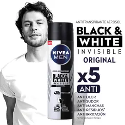 Nivea Men Desodorante Invisible for Black & White