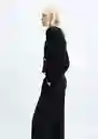 Chaqueta Wintour Negro Talla S Mujer Mango