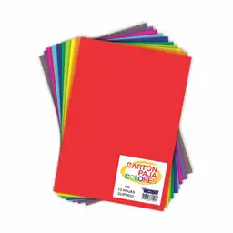 Icopel Cartón Paja Colores Surtidos