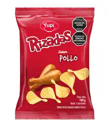 Rizadas Papas Fritas Sabor a Pollo