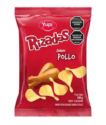 Rizadas Papas Fritas Sabor a Pollo