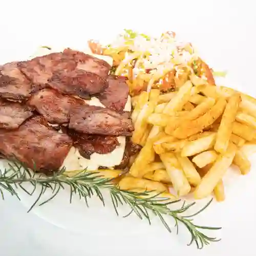 Churrasco Queso Tocineta
