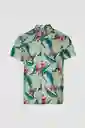 ONeill Camisa Coast am Verde Talla XL