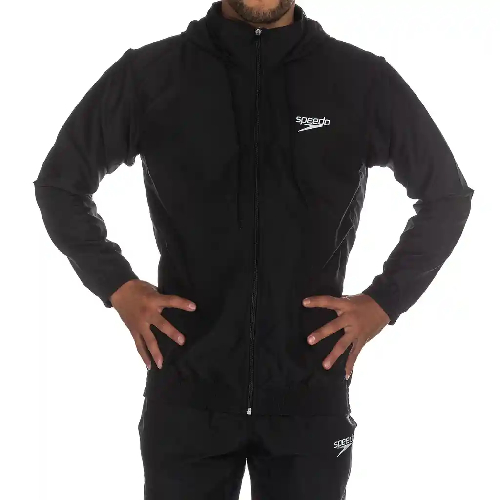 Chaqueta Classic Logo Masculino Negro-L