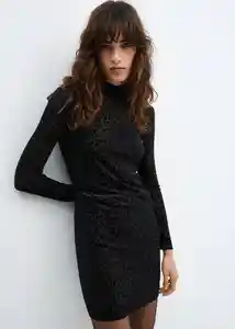 Vestido Xleo Negro Talla S Mujer Mango