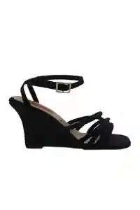 Sandalias Medium Cadiz Negro Talla 36 Mercedes Campuzano