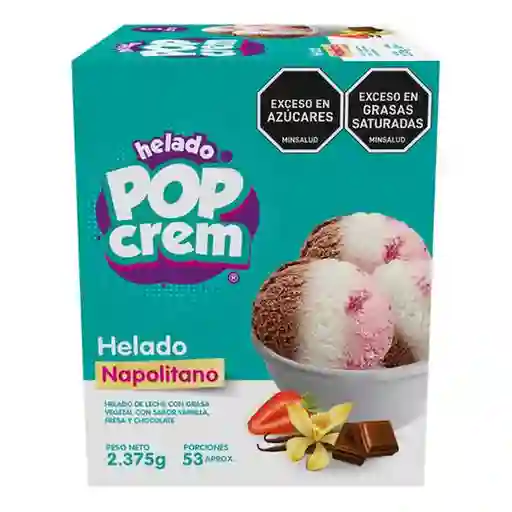 Popsy Helado Napolitano Pop Cream