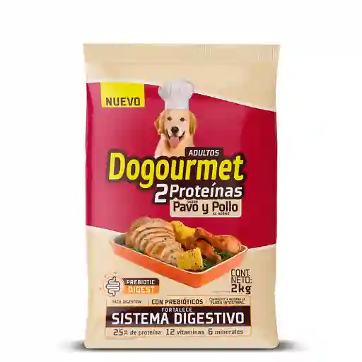 Dogourmet Alimento para Perro Sabor Pavo Y Pollo 2Kg