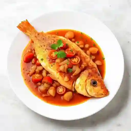 Pargo Rojo En Salsa