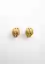 Pendientes Dalia Oro Talla 99 Mujer Mango