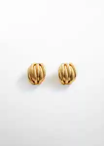 Pendientes Dalia Oro Talla 99 Mujer Mango