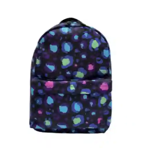 Maleta Con Estampado de Leopardo Serie Negro Miniso