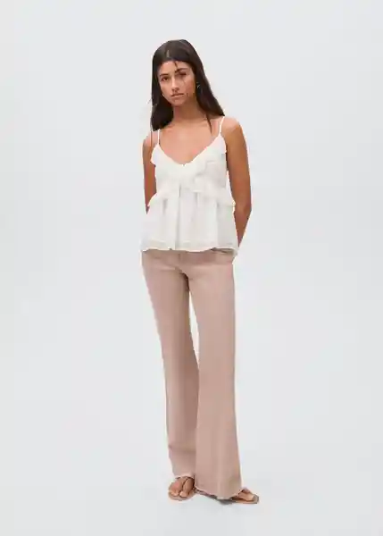 Top Newgold Offwhite Talla 23 Teen Niñas Mango