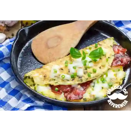 Omelette Queso y Tocineta