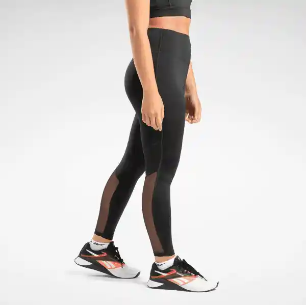 Reebok Licra Pp Basic Mesh Tight Mujer Negro M 100075431