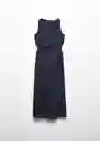 Vestido Elna-h Navy Talla M Mujer Mango