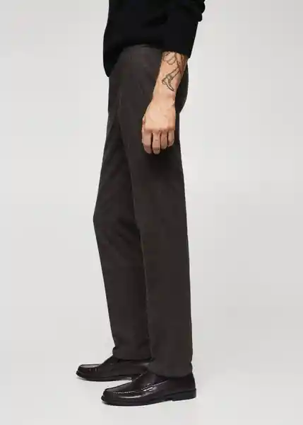 Pantalón Brest Coffee Talla 38 Hombre Mango