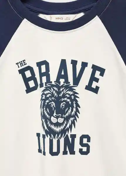 Camiseta Lion Marino Talla 12 Niños Mango