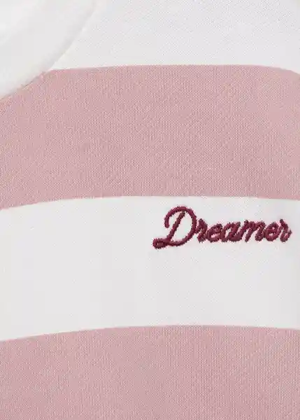 Buzo Sudadera Dreamer Rosa Talla 10 Niña Mango