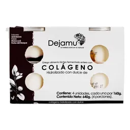 Dejamu Yogurt Colágeno Hidrolizado Sabor Arándano Coco Maracuyá