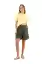 Camisa Charlie Amarillo Talla XS Mercedes Campuzano