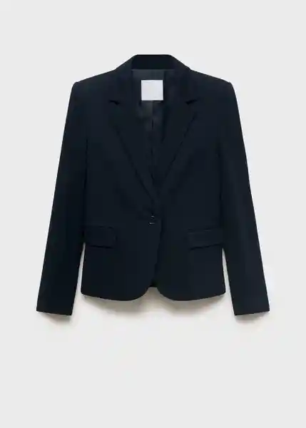 Blazer Americana Paloma Marino Talla 38 Mujer Mango