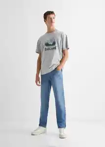Camiseta Explore Gris Talla 20 Teen Niños Mango