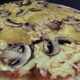 Pizza Cuatro Quesos y Fungi