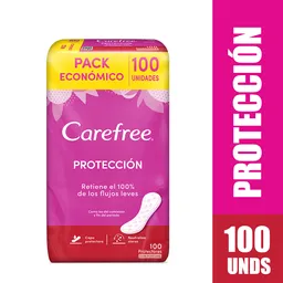 Protectores Carefree Protección Con Perfume X 100 Und