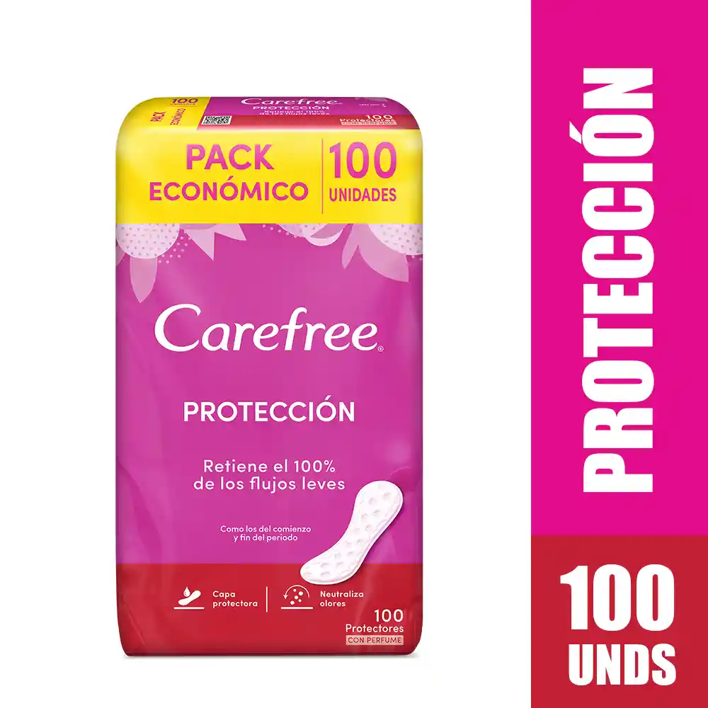 Protectores CAREFREE Protección PACK ECONÓMICO 100 UND