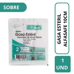 Alfa Safe Sobre de Gasa Estéril Tejida
