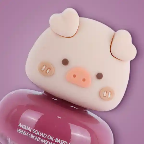 Esmalte de Uñas Animal Squad Cerdo Miniso