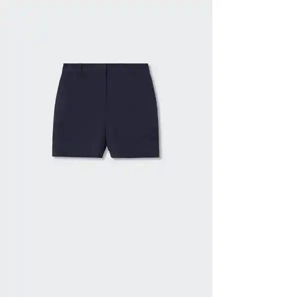 Shorts Agnes-H Navy Talla M Mujer Mango