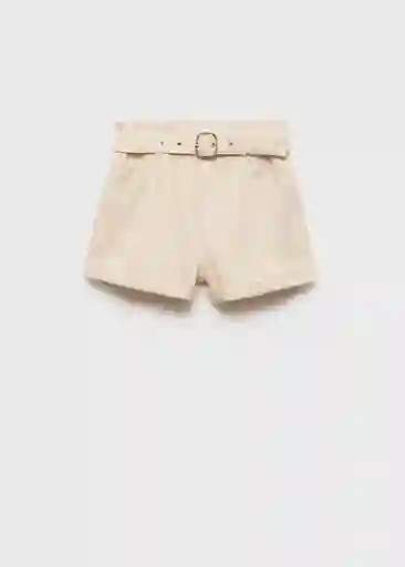 Short Delia Crudo Talla XL Mujer Mango