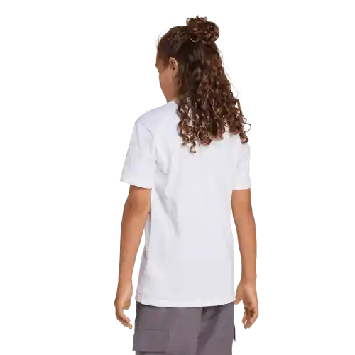 Adidas Camiseta Manga Corta Tee 160 de Niño Blanco Talla S