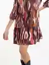  Vestido Lolu Mujer Rosa Rubor Oscuro Talla S Naf-Naf 