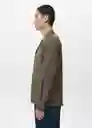Sobrecamisa Milton Khaki Talla L Hombre Mango