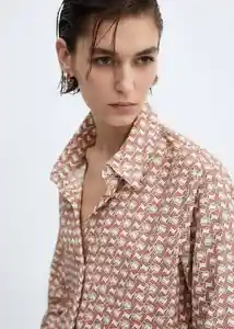 Camisa Basic Caldero Talla S Mujer Mango
