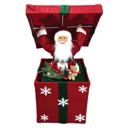 M + Design Figura Santa en Regalo Nav25
