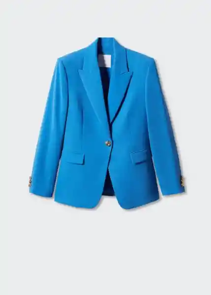 Blazer Americana Minister Celeste Talla XL Mujer Mango