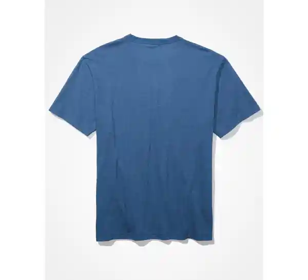 Camiseta Hombre Color Azul Talla X-SMALL American Eagle