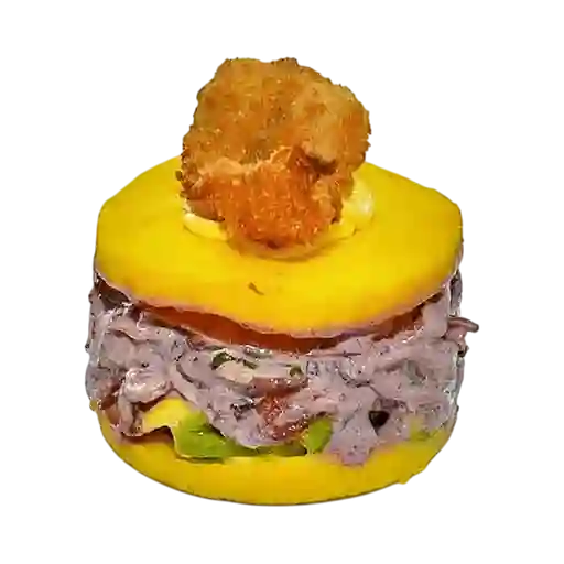 Causa de pulpo al olivo