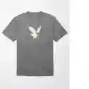 Camiseta Hombre Gris Talla: MEDIUM American Eagle