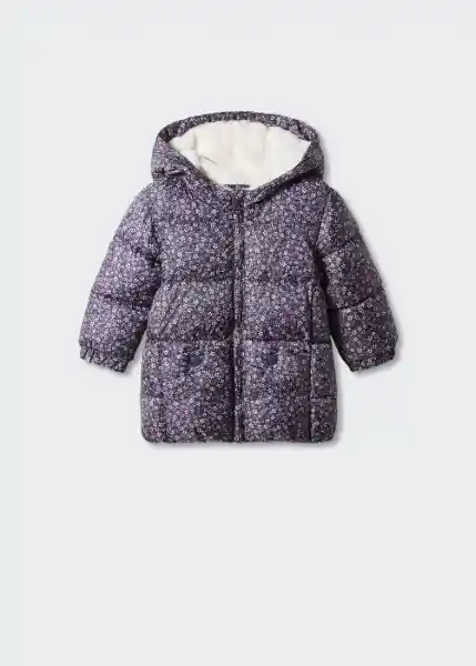 Abrigo Anorak Julong5 Marino Talla 69 Niña Mango
