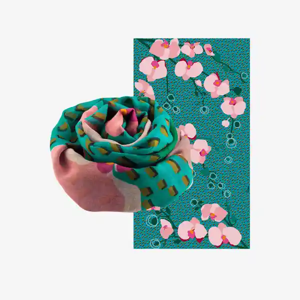 Inkanta Bufanda Orchid Blue