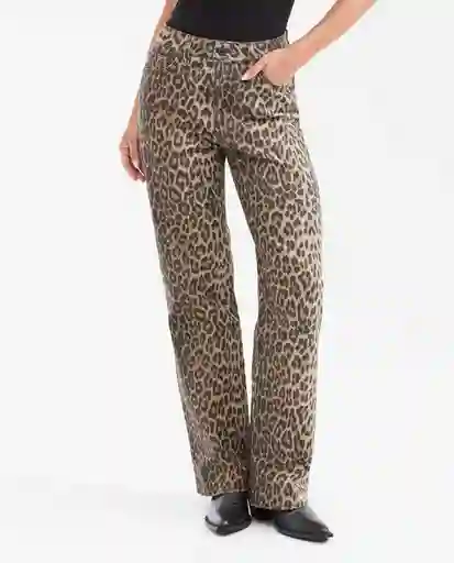Jean Cosmo Femenino Beige Albarizo Medio Talla 10 Chevignon