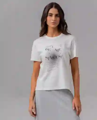 Camiseta Mujer Crudo Lana Claro Talla L 38603 Rifle
