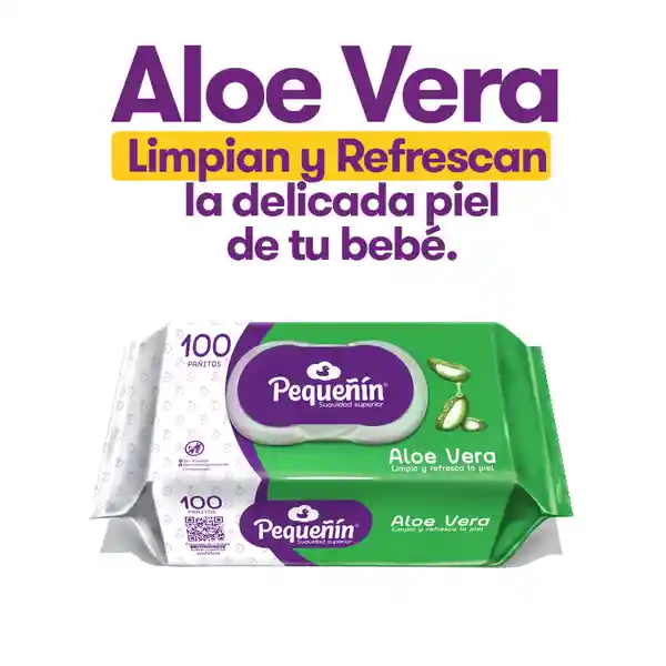 Pequeñin Toallitas Húmedas con Aloe Natural