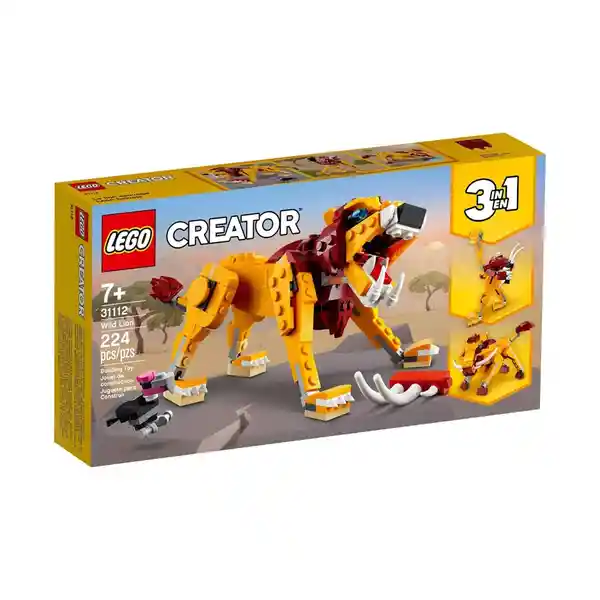 Lego Juego Creator 3 en 1 León Salvaje